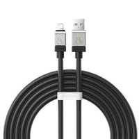 Kabel Baseus CoolPlay USB-A do Lightning 2.4A 2m, czarny