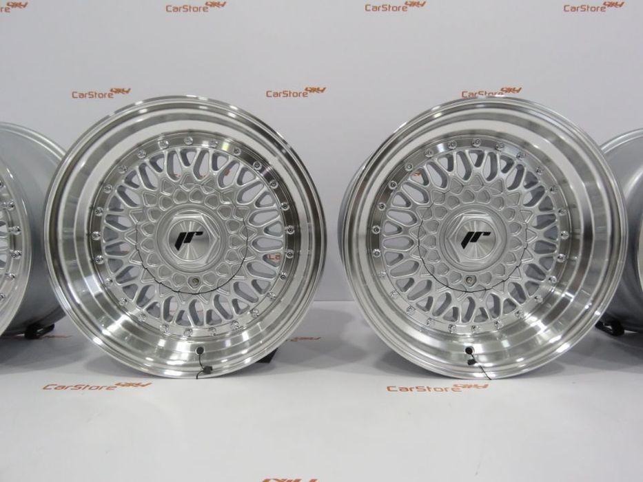 Jantes Japan Racing JR9 15 '' 7 + 8j et20 4x100 + 108 Silver