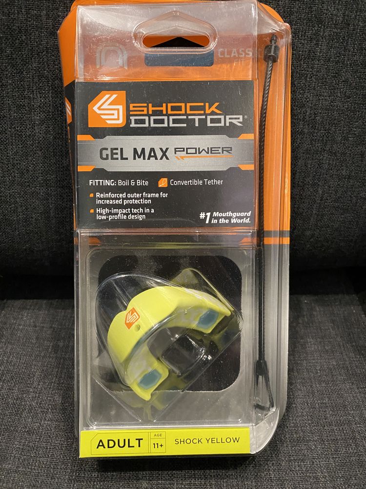 Капа для зубов бокс Shock Doctor Gel Max Power!