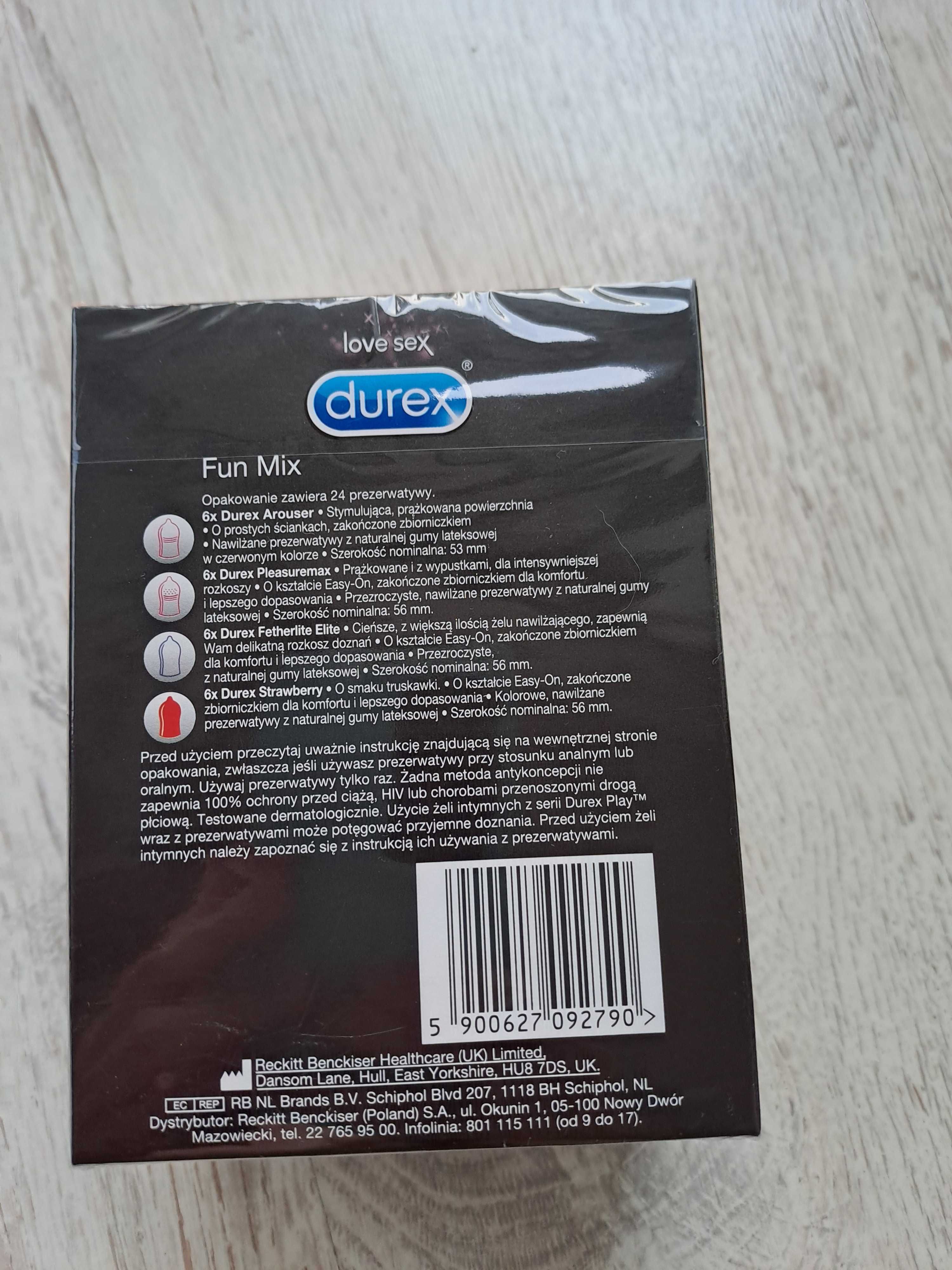 Durex Fun mix 24 sztuki