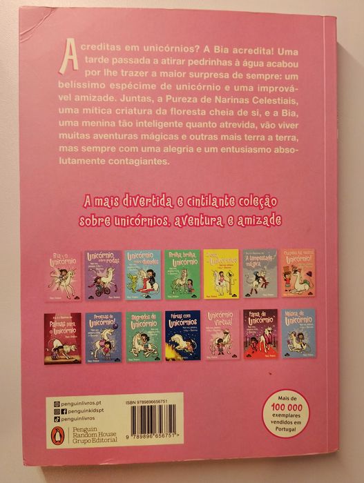 Coleção de Livros "Bia e o Unicórnio" da autora Dana Simpson