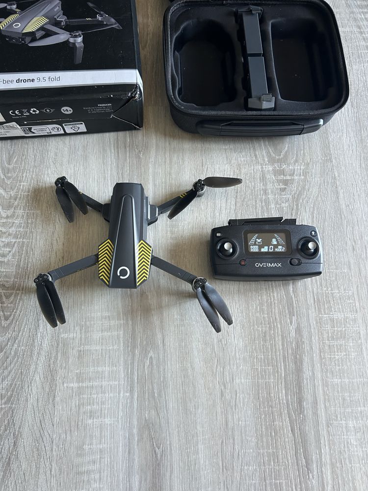 Dron z kamera overmax x bee drone 9.5 fold + dwie baterie j.nowy