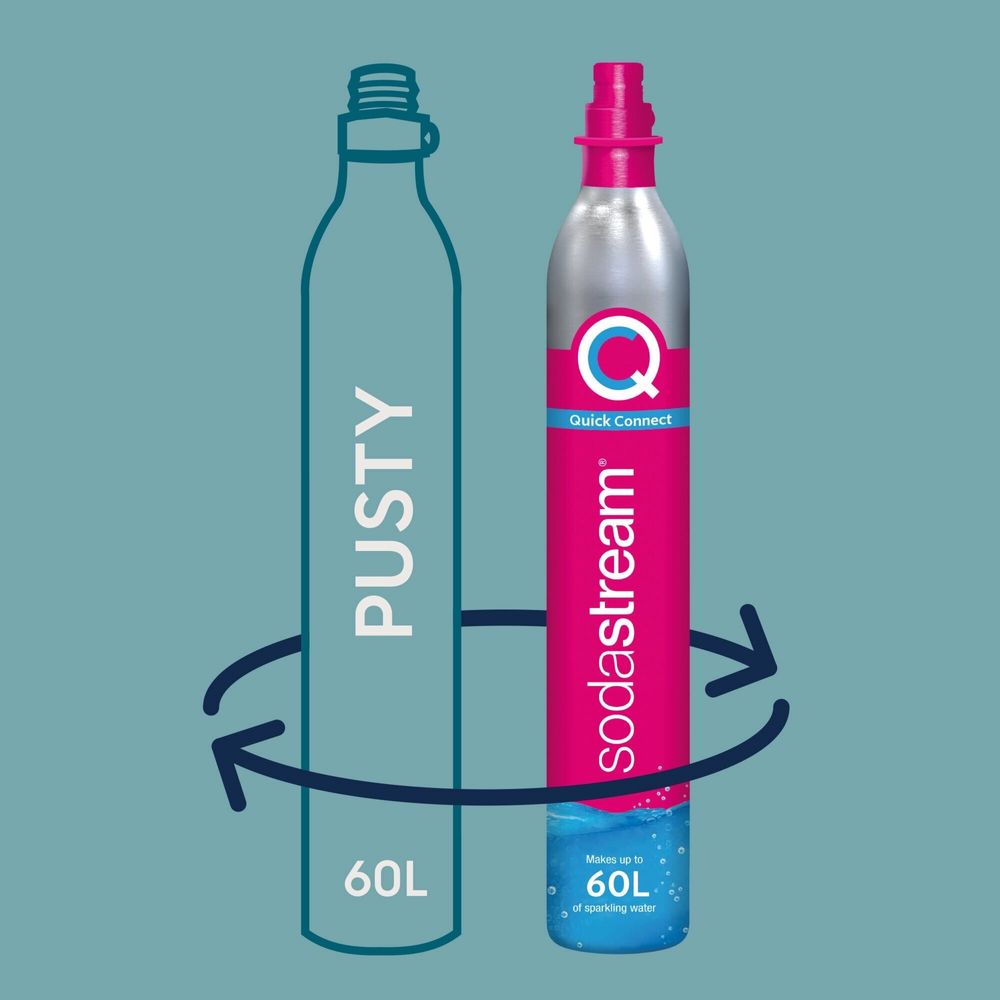 Napełnianie butli SodaStream Quick Connect gazem CO2 soda stream