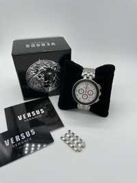VSP762418 Zegarek damski Versus Versace Logo srebrny z bransoleta