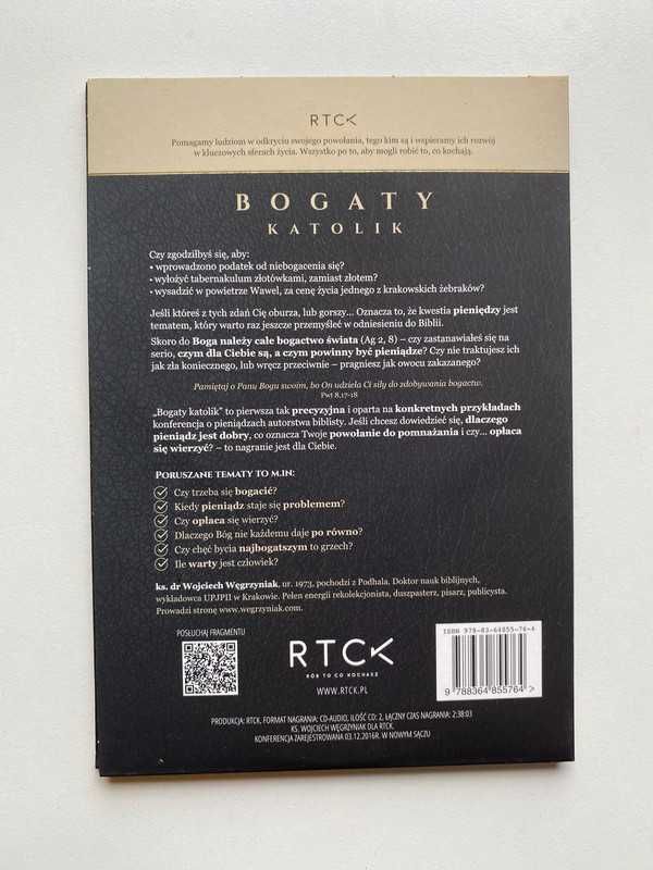 Bogaty katolik ks. Wojciech Węgrzyniak - Audiobook 2 CD