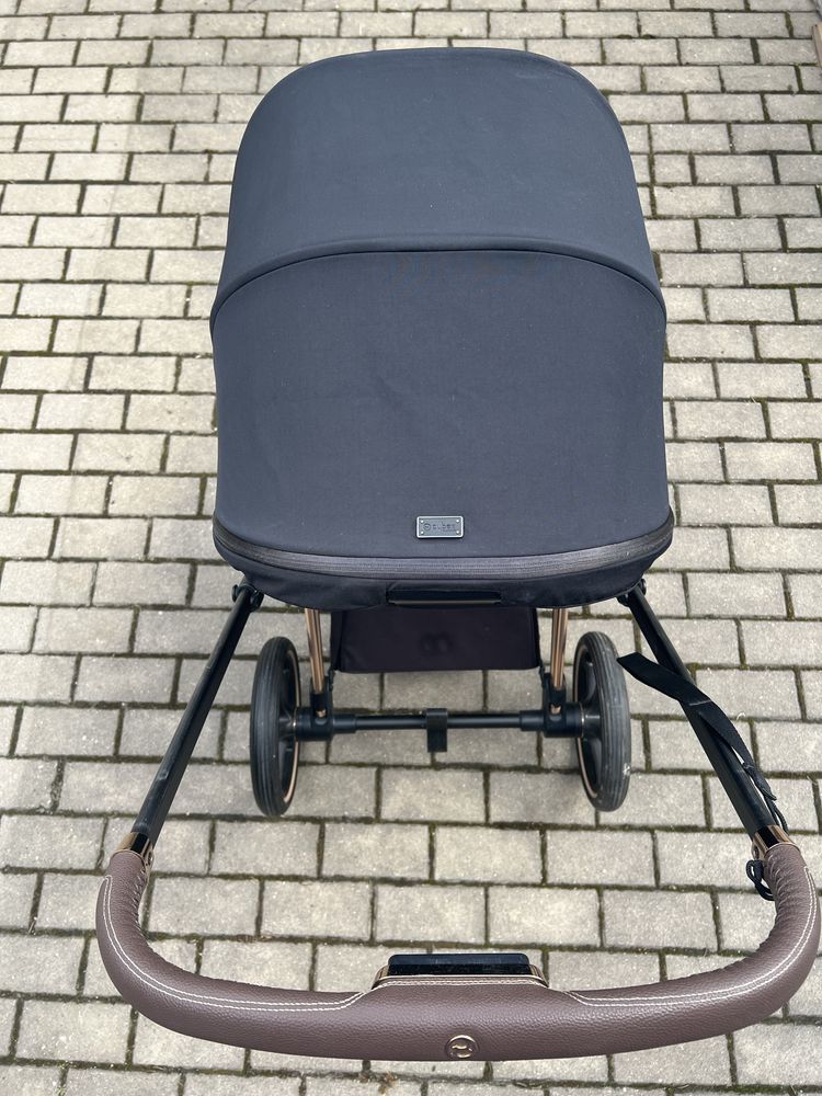 Sprzedam cybex priam 2.0 rose gold deep black spacerówka
