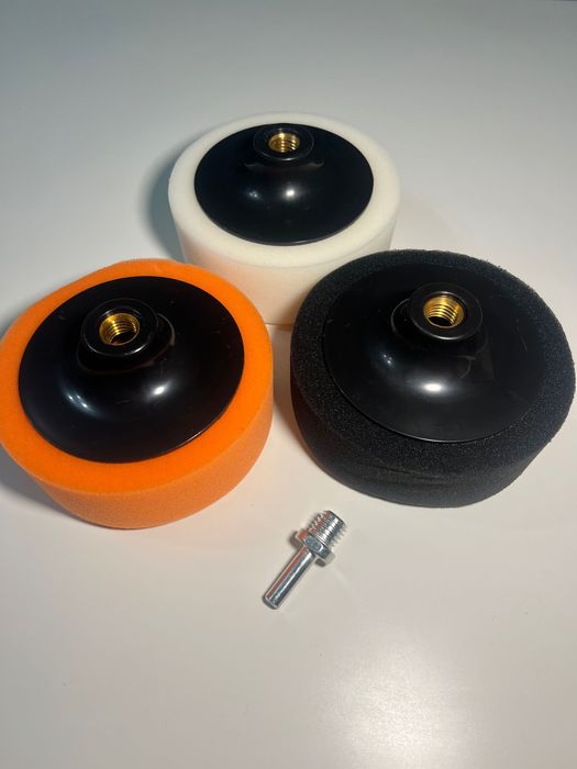 Zestaw gąbek padów poleskich do samochodu 3 szt