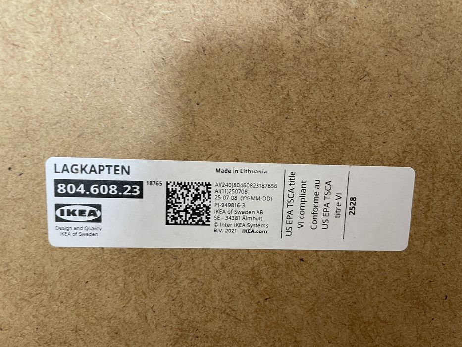 Blat Lagkapten Ikea 140x60