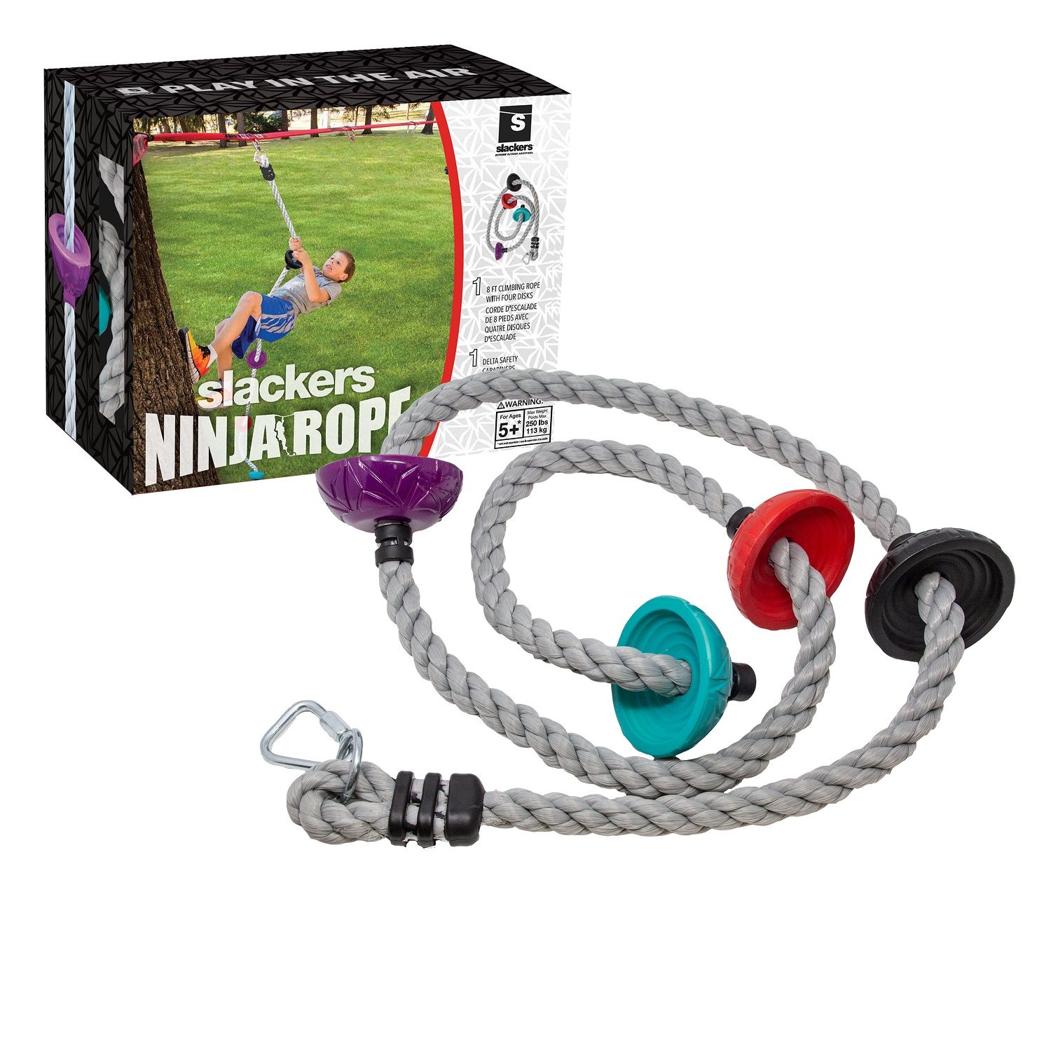 Lina wspinaczkowa SLACKERS Ninja Rope - 2,5 m Kup z OLX!