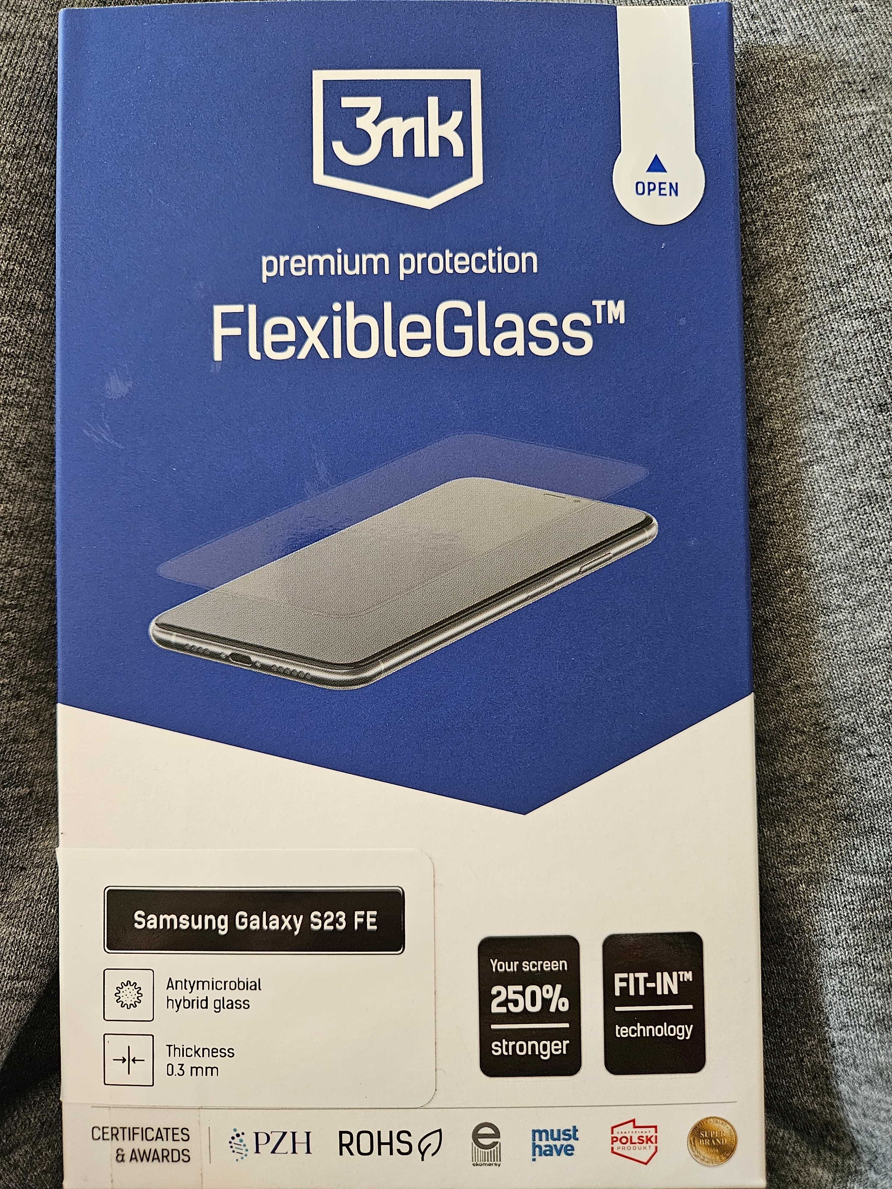 Szkło hartowane do Samsung Galaxy S23 FE. 3mk FlexibleGlass