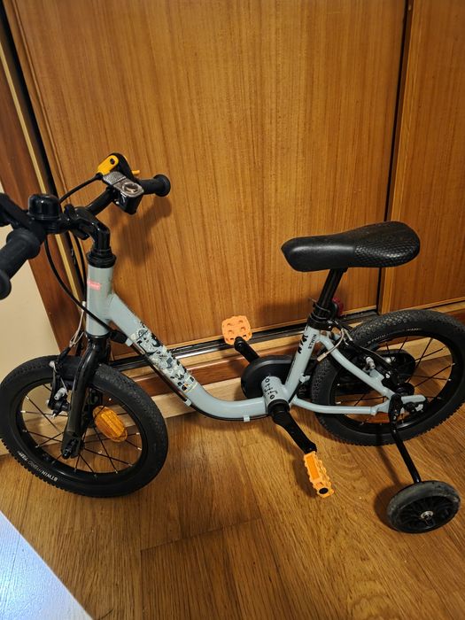 BICICLETA DE APRENDIZAGEM 2 EM 1 CRIANÇA 3-5 ANOS 14"