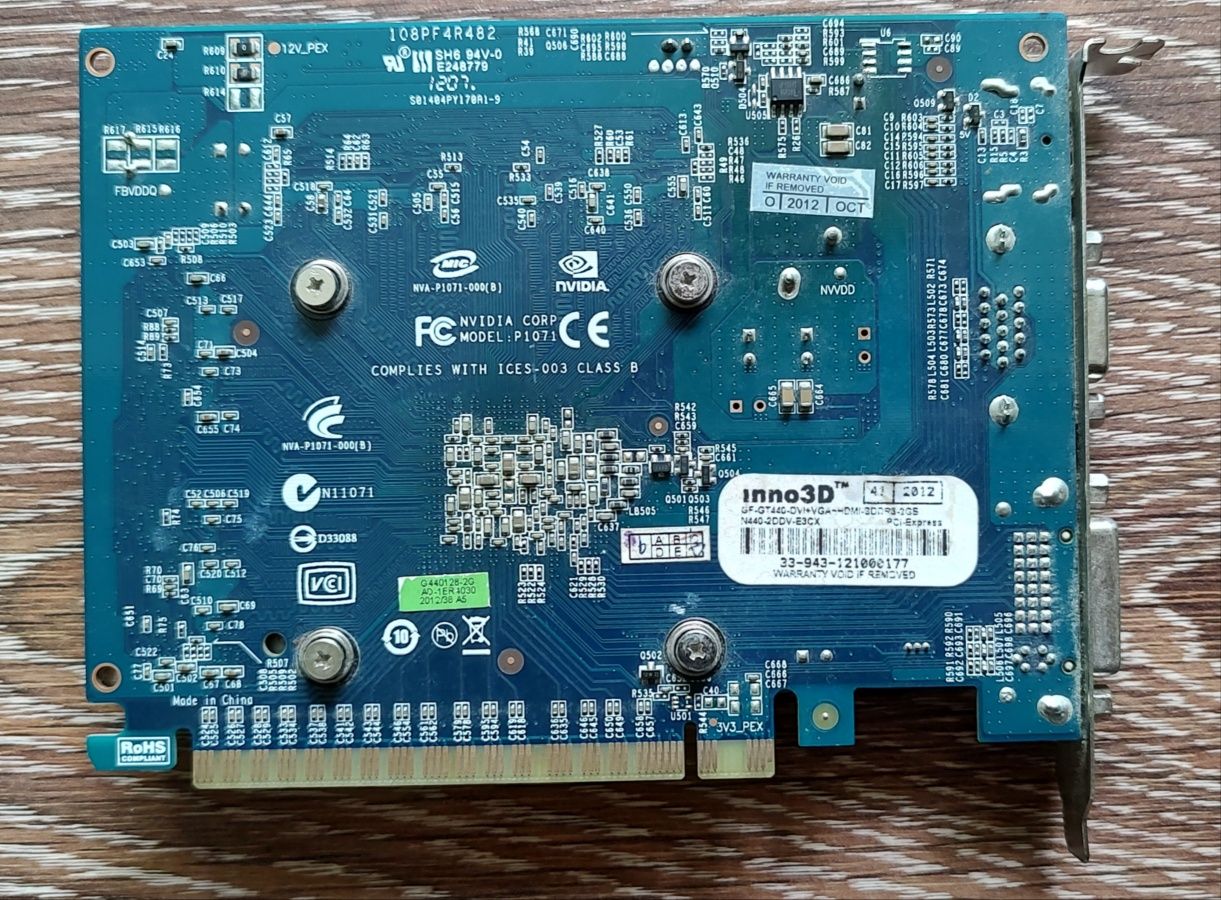Відеокарти Inno3D GeForce GT 440 DDR3 2GB / GT 730 DDR3 2Gb