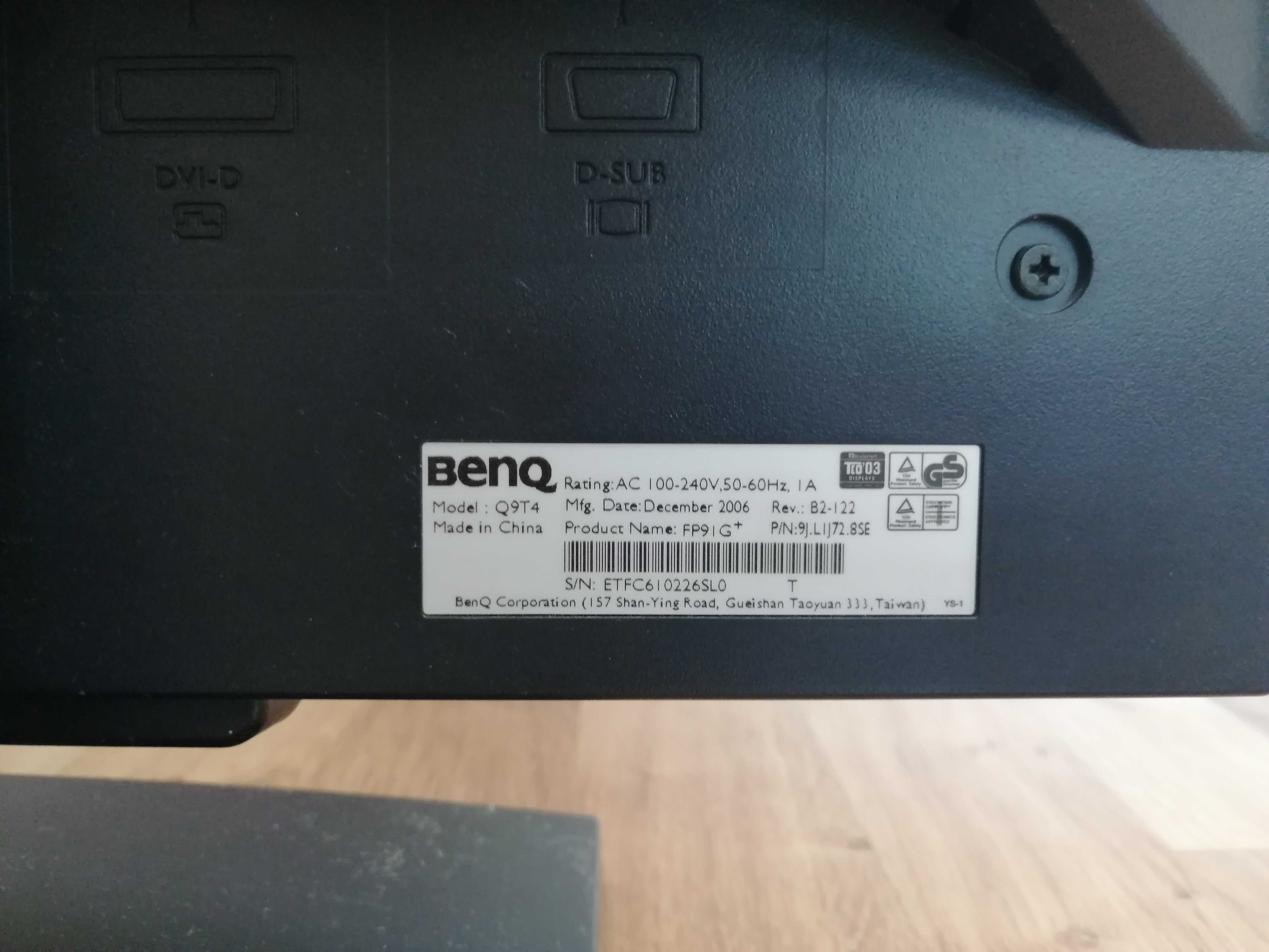 Monitor 19 cali BENQ Q9T4 – stan bardzo dobry