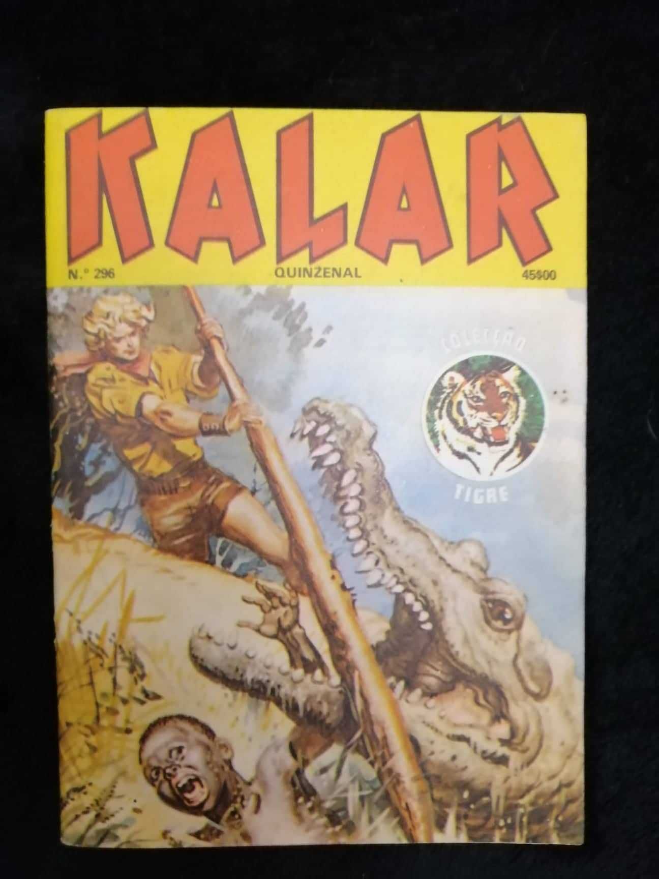 Livro de BD Kalar da coleção tigre " nº296 - bom estado