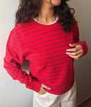 Sweat riscas vermelha