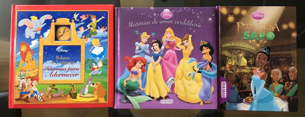 PACK 3 livros infantil criança disney e outros.