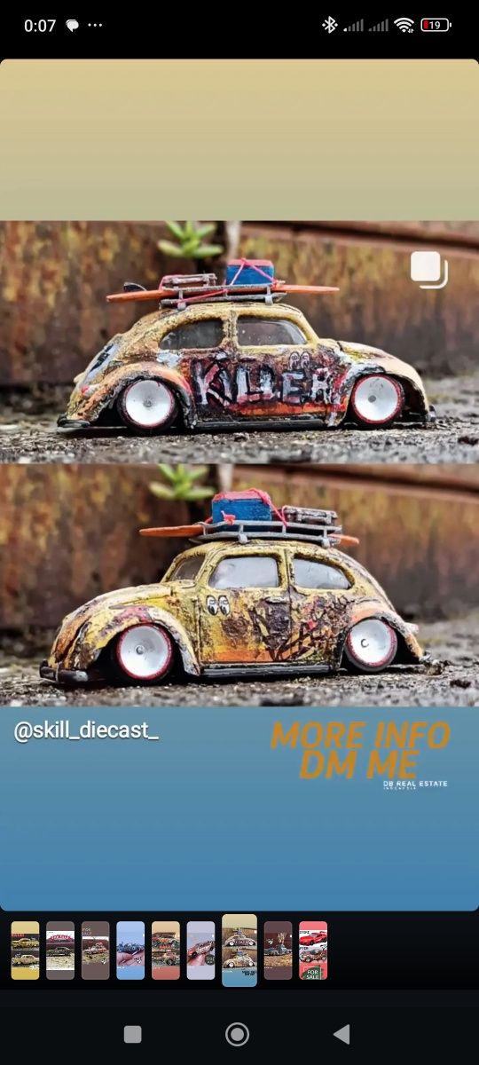 HOT WHEELS Custom Estilo Rusty
