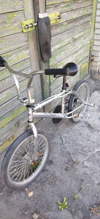 Bmx srebrny kolor