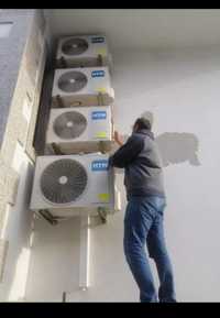 Instalações de ar condicionados.