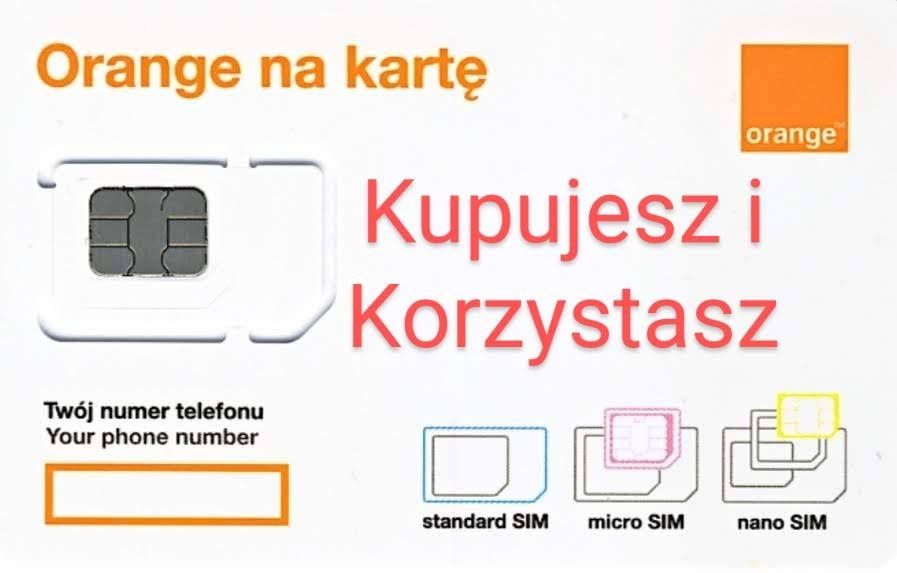 Internet mobilny na kartę 2,8 TB 3 miesiące + no limit - Orange LTE/5G