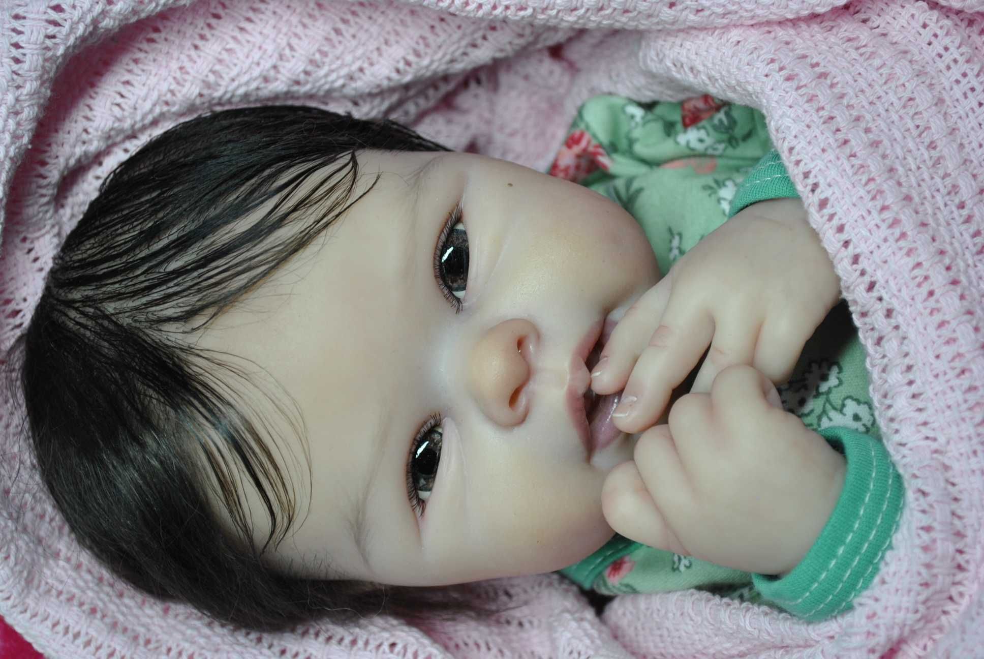 lalka reborn duża 55 cm Megan realistyczna dziecko baby nowa Anioł