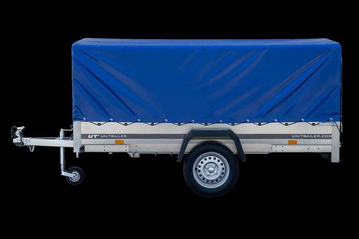 Przyczepka 264x125 UNITRAILER GARDEN 264 KIPP ze stelażem i pokrowcem