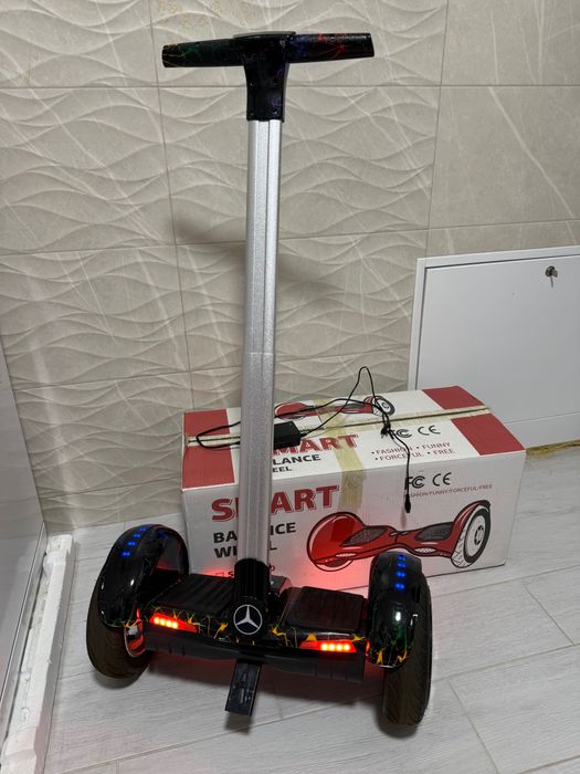 Сігвей гіроскутер з ручкою Bluetooth + підсвітка