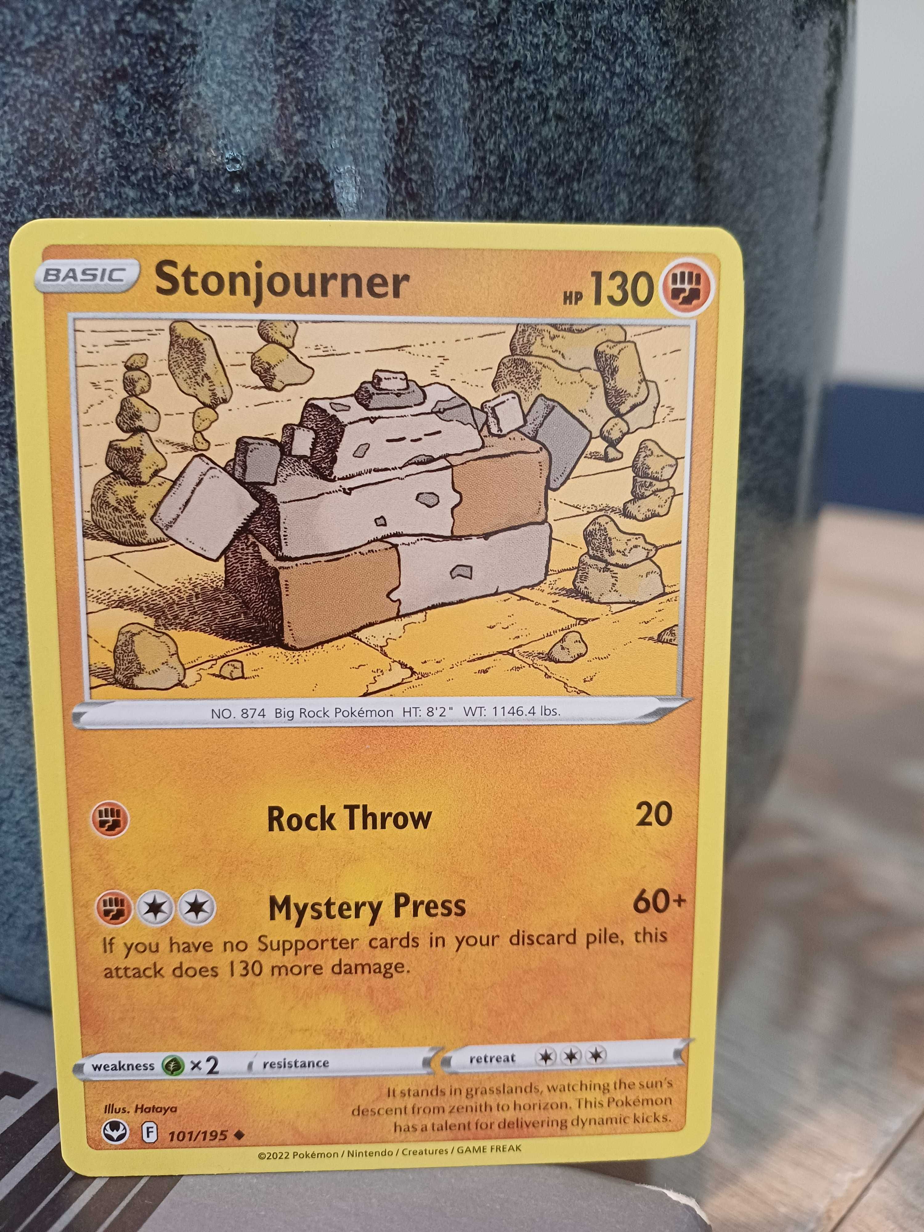 Carta Pokémon Stonjourner #101