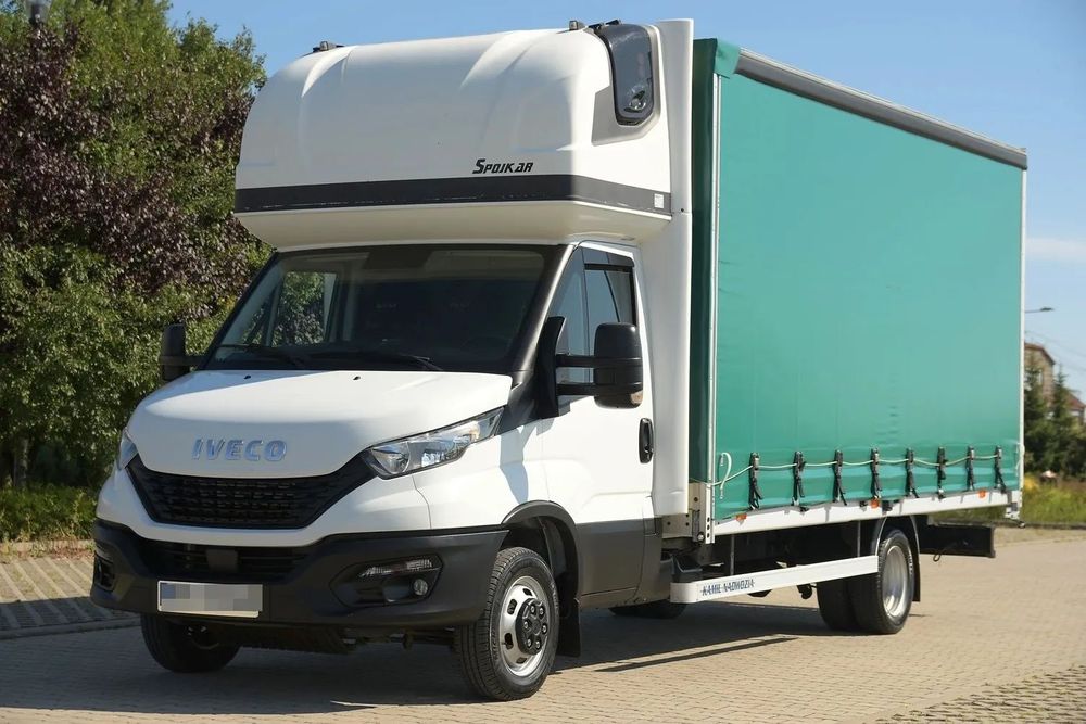 Iveco DAILY=50C18=FIRANKA+DRZWI=5.30M=10EP  oRyGiNaŁ / 50-180 / DMC 3,5T / Max Rozstaw / 3.0HPi / SALON POLSKA