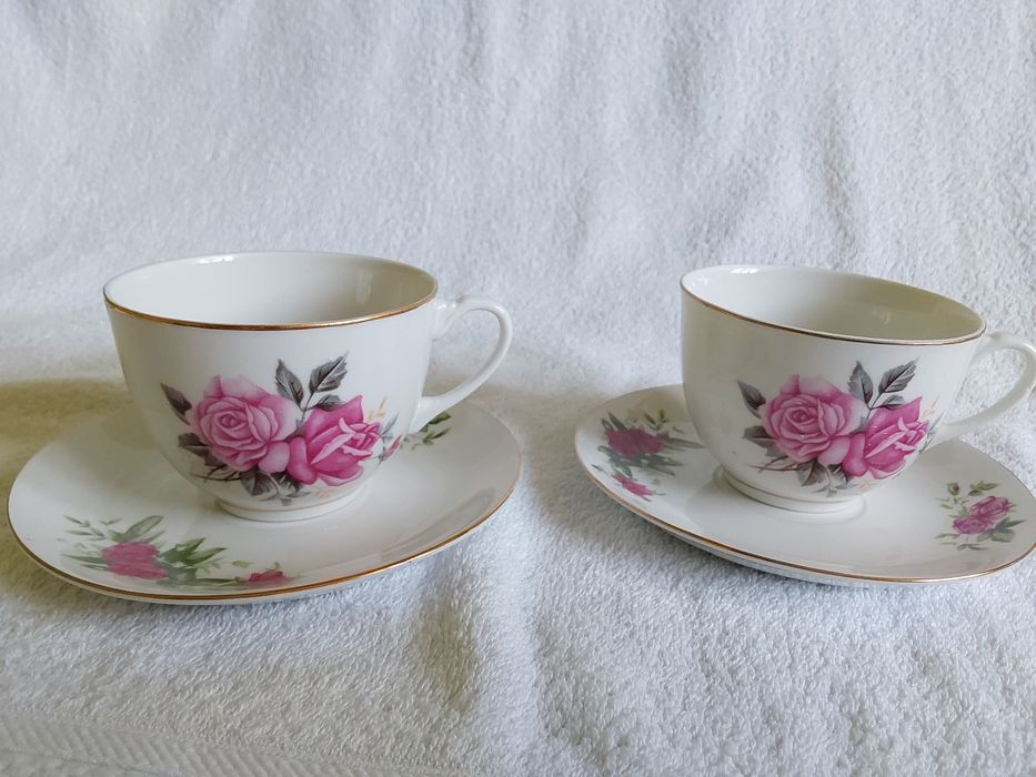 Filiżanki Porcelany Chińśki Tientsin Stan bardzo dobry
