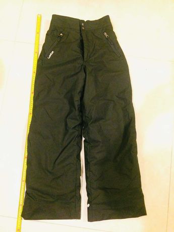 Spodnie WED'ZE z Decathlon, rozmiar 158 cm, czarne, niewiele używane