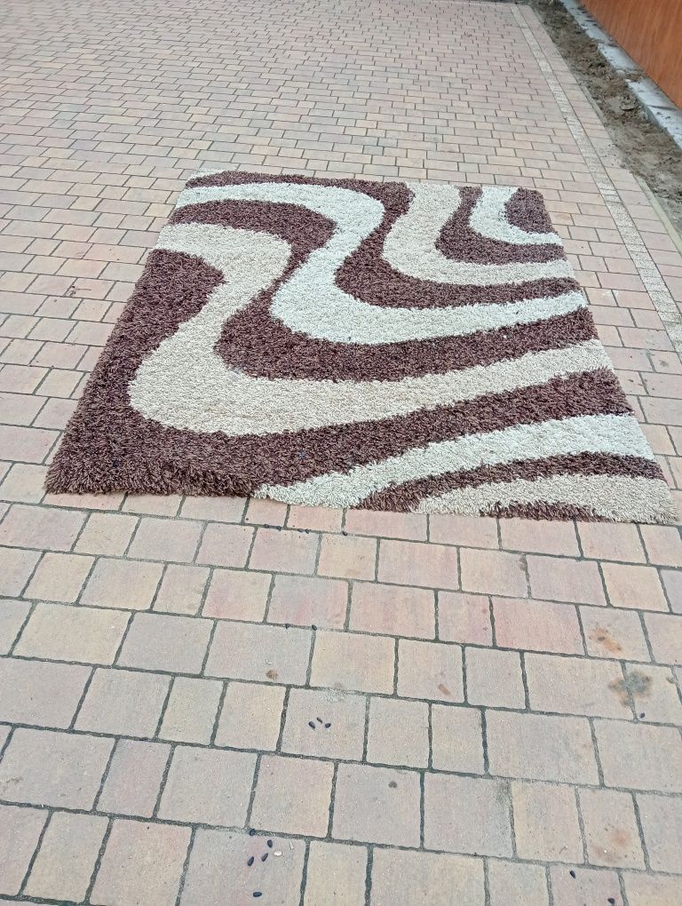 Dywan długi włos