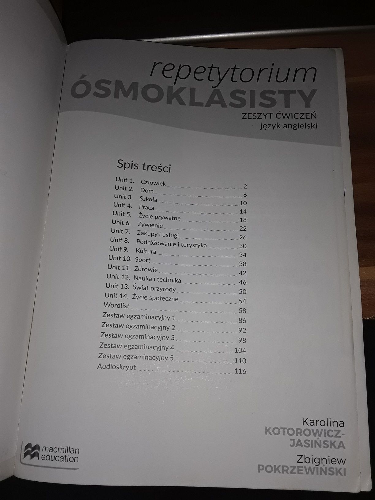 Repetytorium ósmoklasisty zeszyt ćwiczeń Język angielski Macmillan