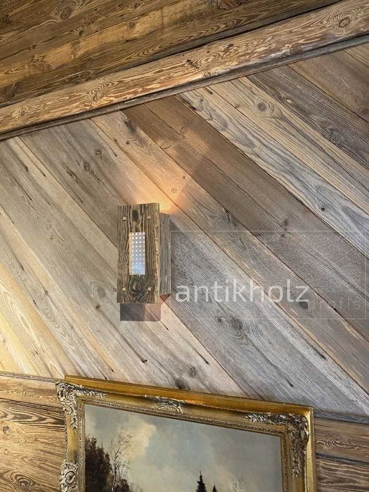 Deska sztorcowana na ścianę rustykalna, 50-100cm, stare deski