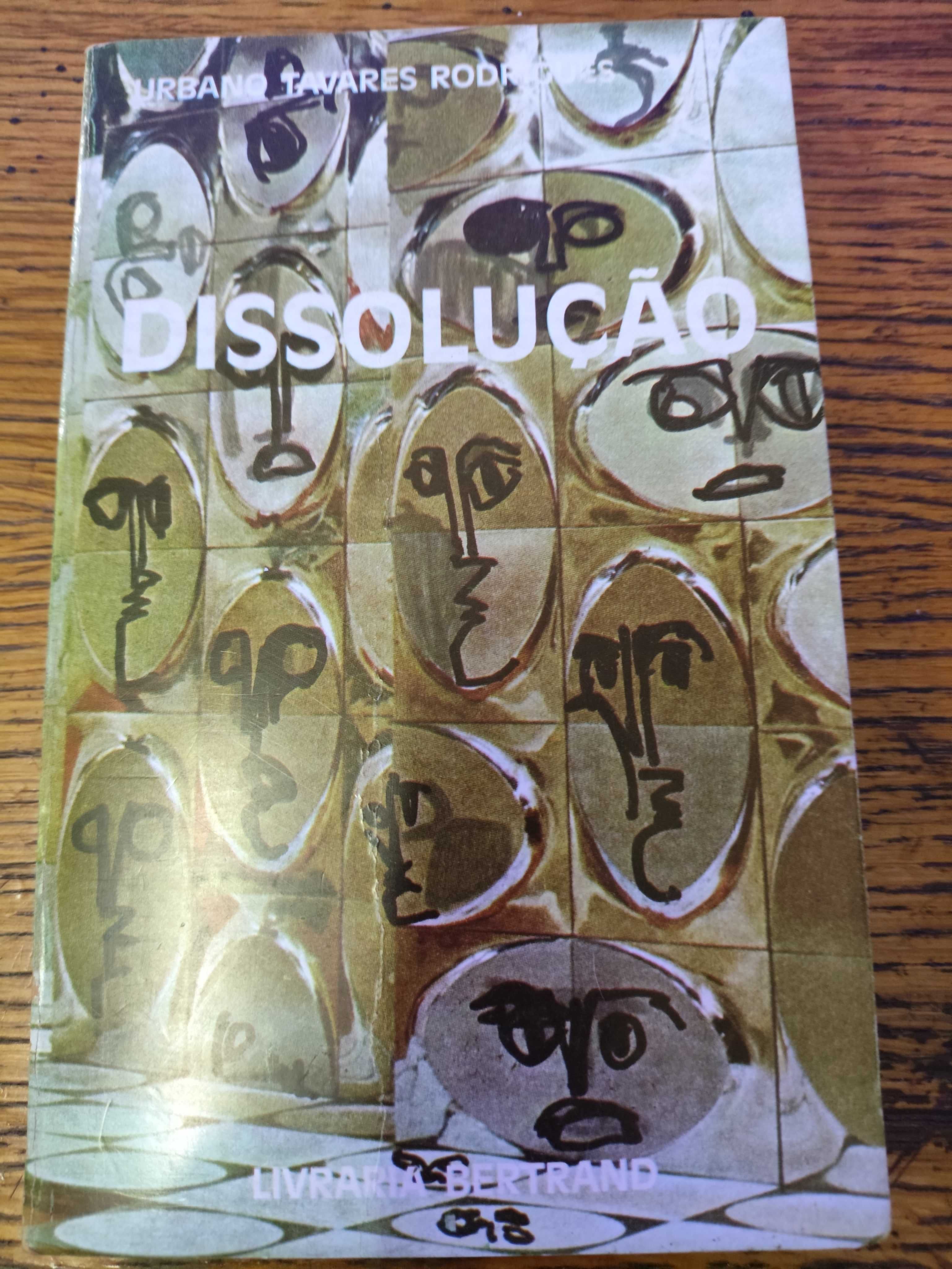 Livro "DISSOLUÇÃO" de Urbano Tavares Rodrigues - 1ª Edição de 1974