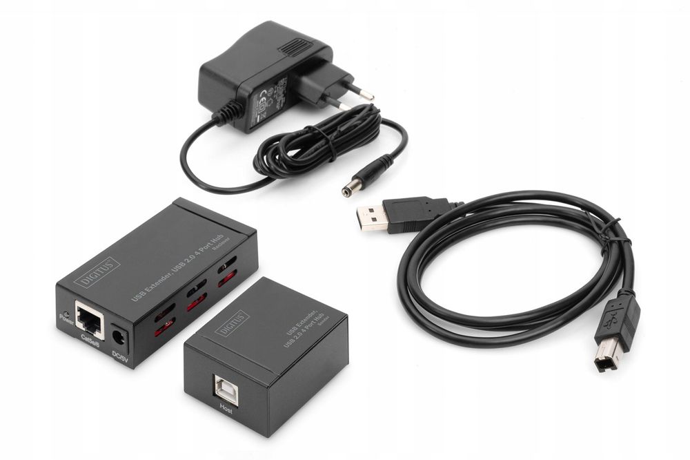 Digitus DA-70142 Przedłużacz/Extender USB 2.0 po skrętce