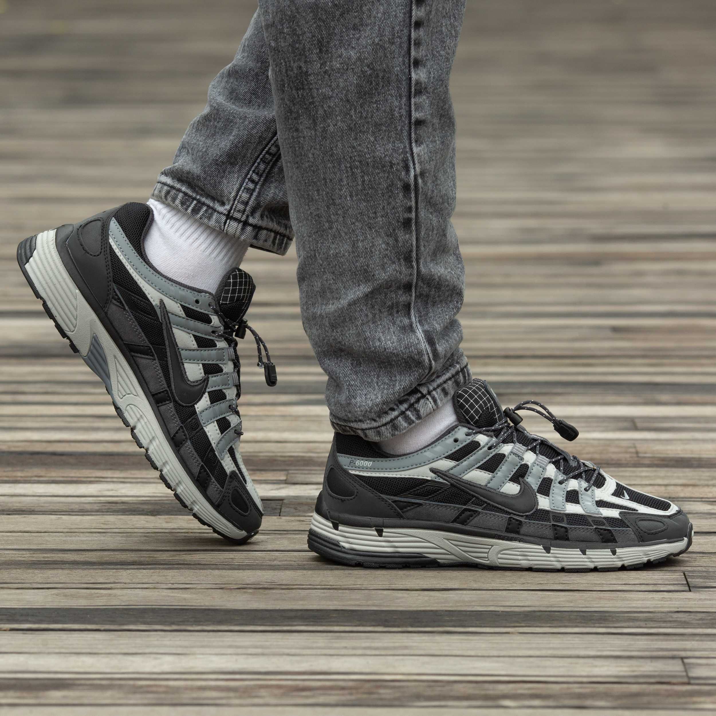 Кросівки Nike P-6000 Black Grey | Кросівки Найк