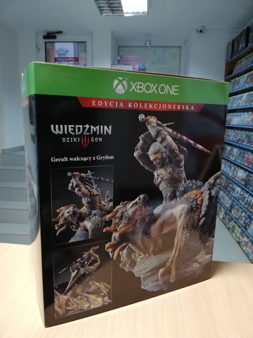 Wiedźmin 3 Dziki Gon Edycja Kolekcjonerska Karty Medalion Steelbook