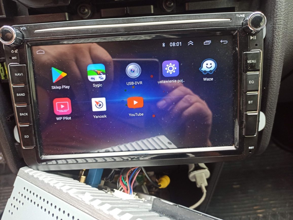 Radio 2 Din VW SD Android Nawigacji Bluetooth