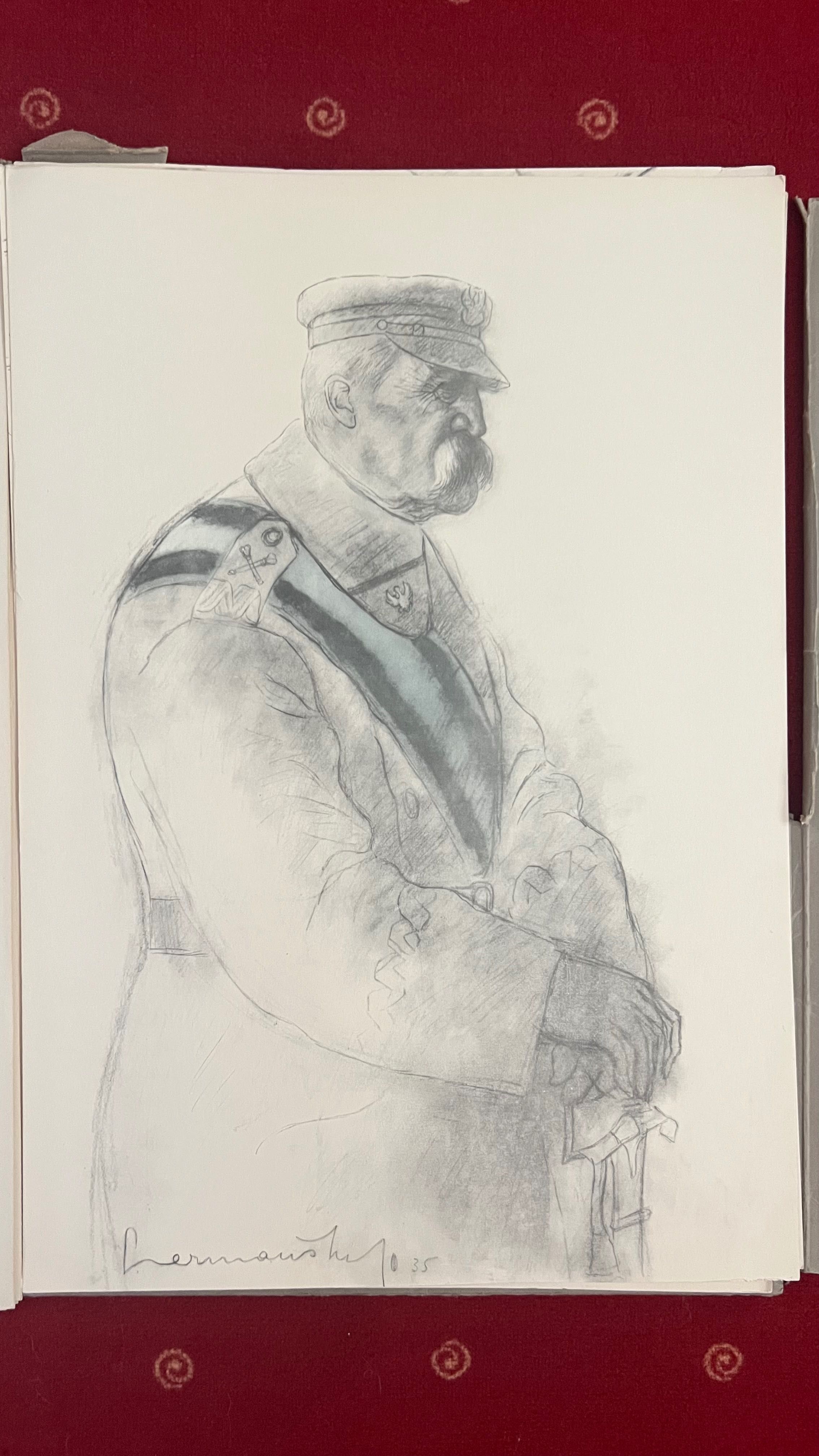 Józef Piłsudski w 13 planszach, 1935 r.