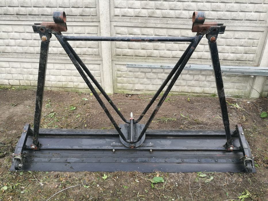Pług do traktor ciągnik regulacja kąta wymiar 215x60 cm  obrotowy kółk