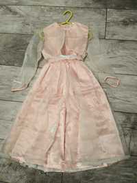 Sukienka księżniczka różowa strój karnawałowy. 98
