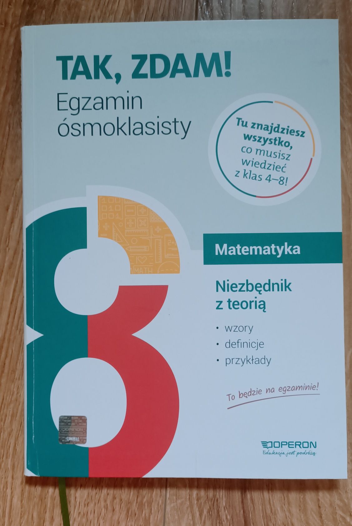 NOWA Matematyka "Tak zdam!" Egzamin ósmoklasisty Niezbędnik z teorią