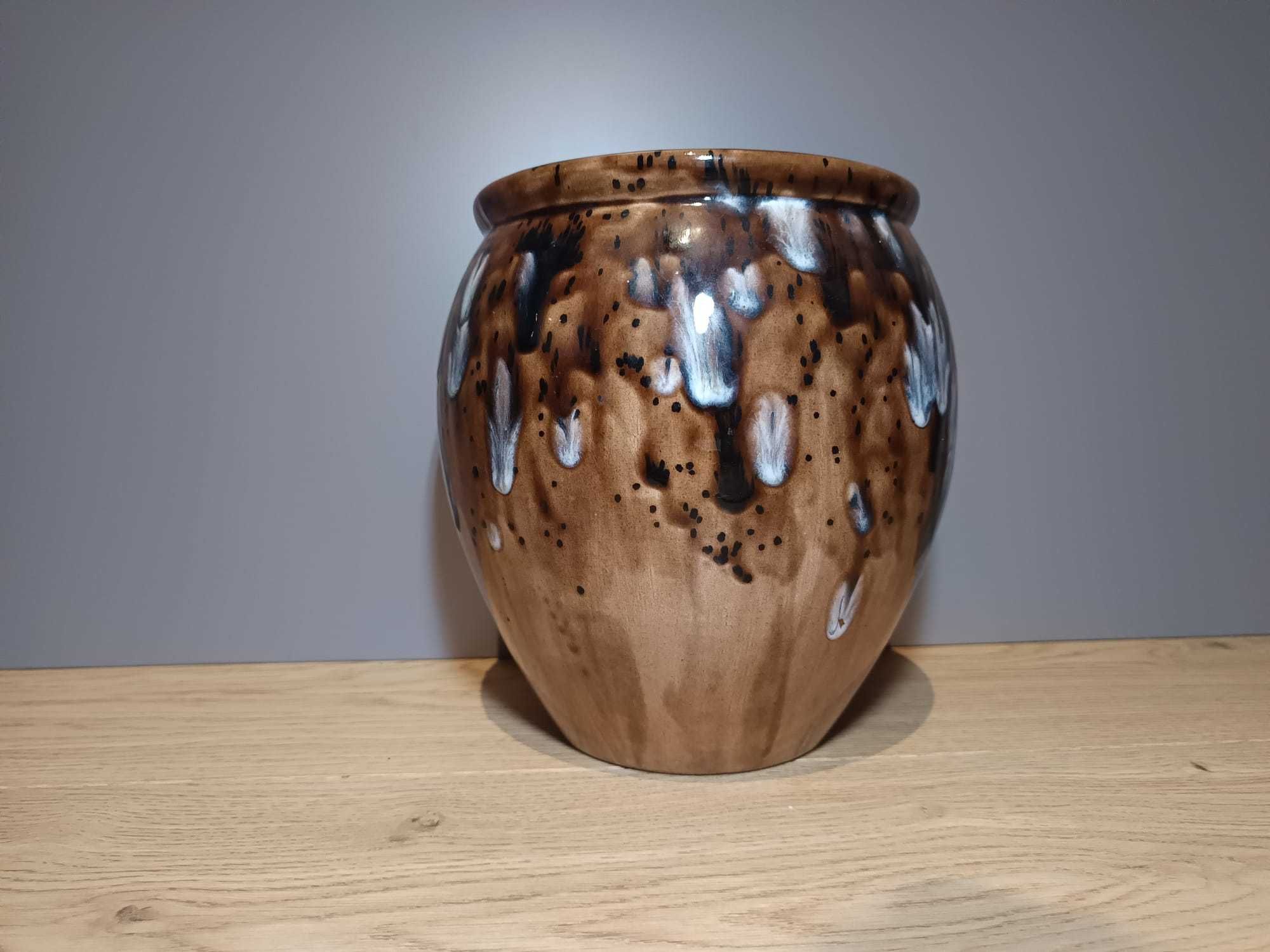 Jarra Decorativa em Cerâmica Vidrada