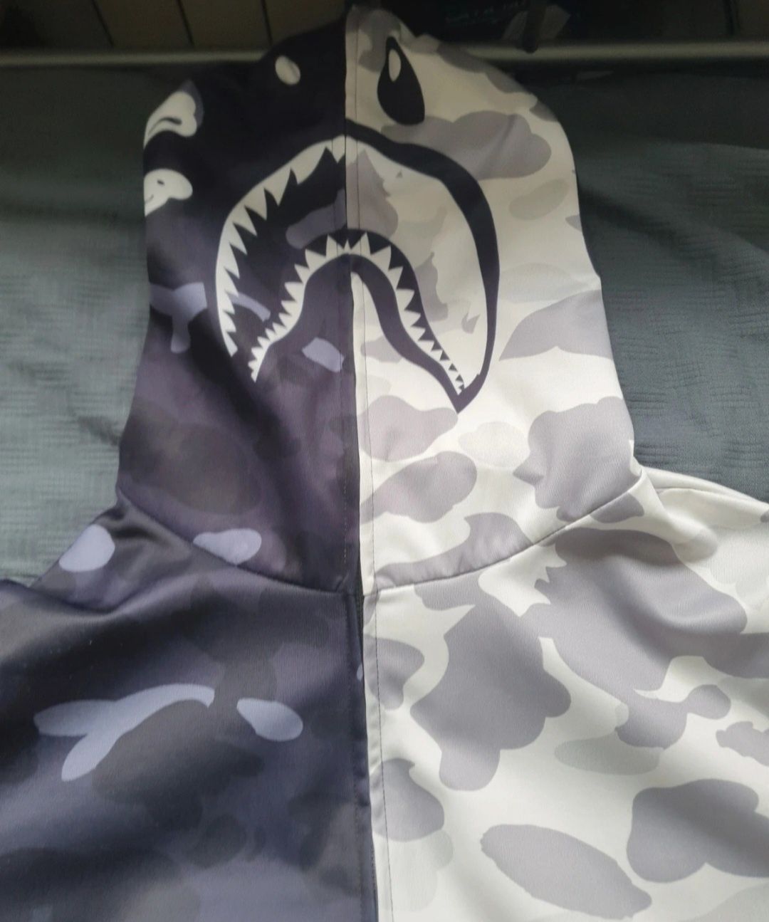 bluza bape y2k shark L