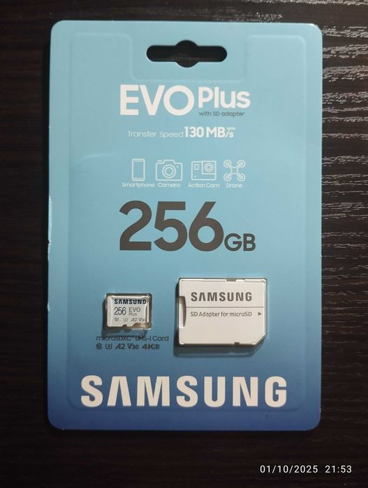 Karta pamięci Samsung EVO Plus 256GB