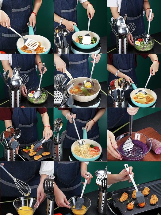 Zestaw przyborow kuchenny 33 elementy