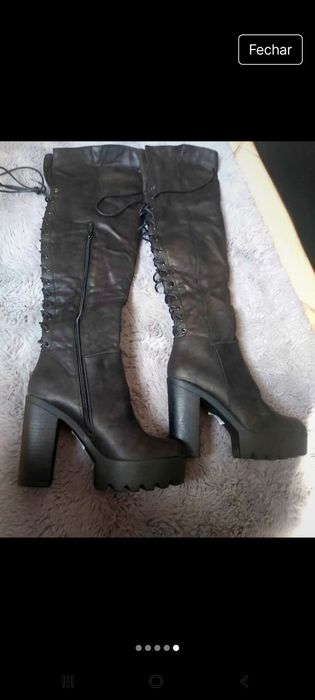 Botas cano alto inverno