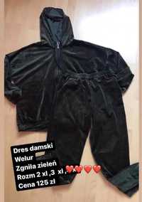 Dres damski welur biust 130