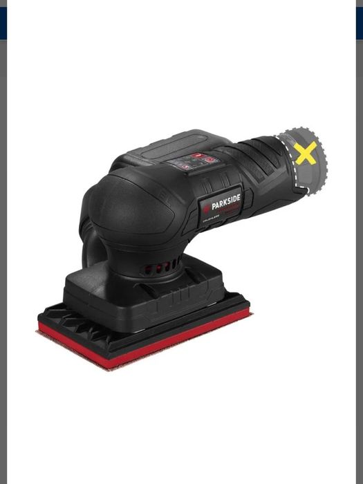 Lixadeira orbital recarregável 12V parkside performance 
Lixadeira orb